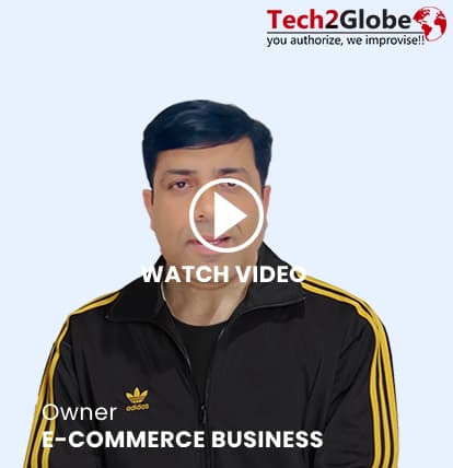 Client video testimonial for Amazon Account Management