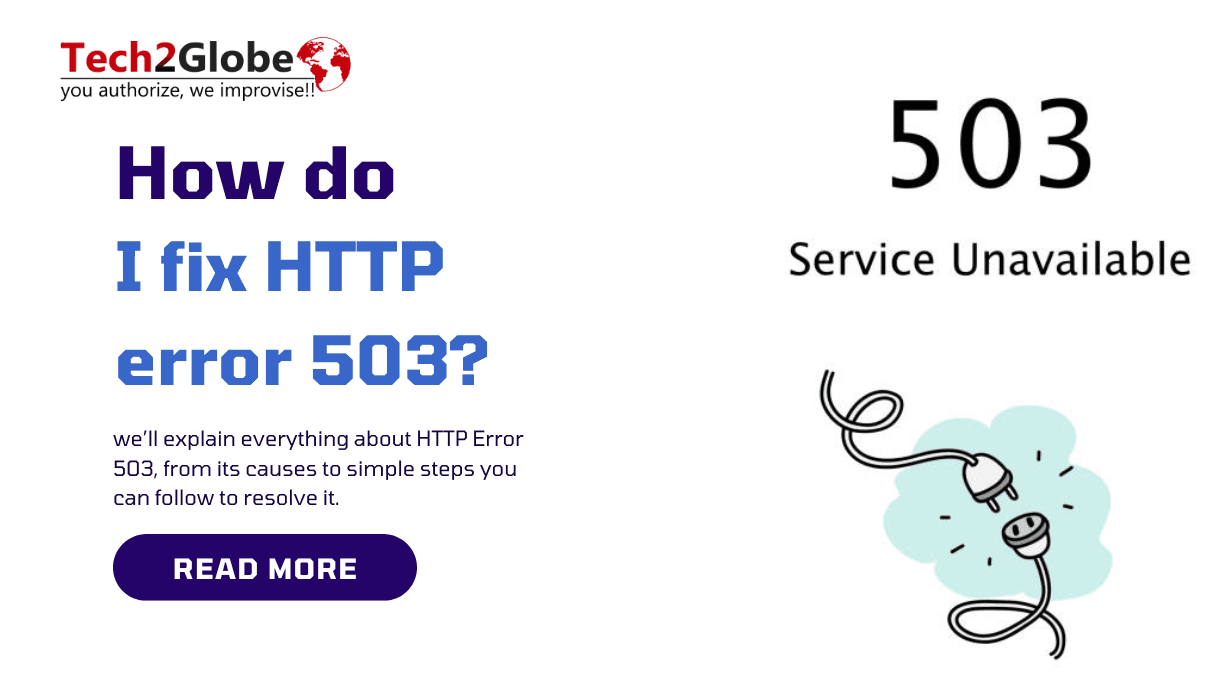 How do I fix HTTP error 503?